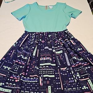 Lularoe amelia style dress size XL